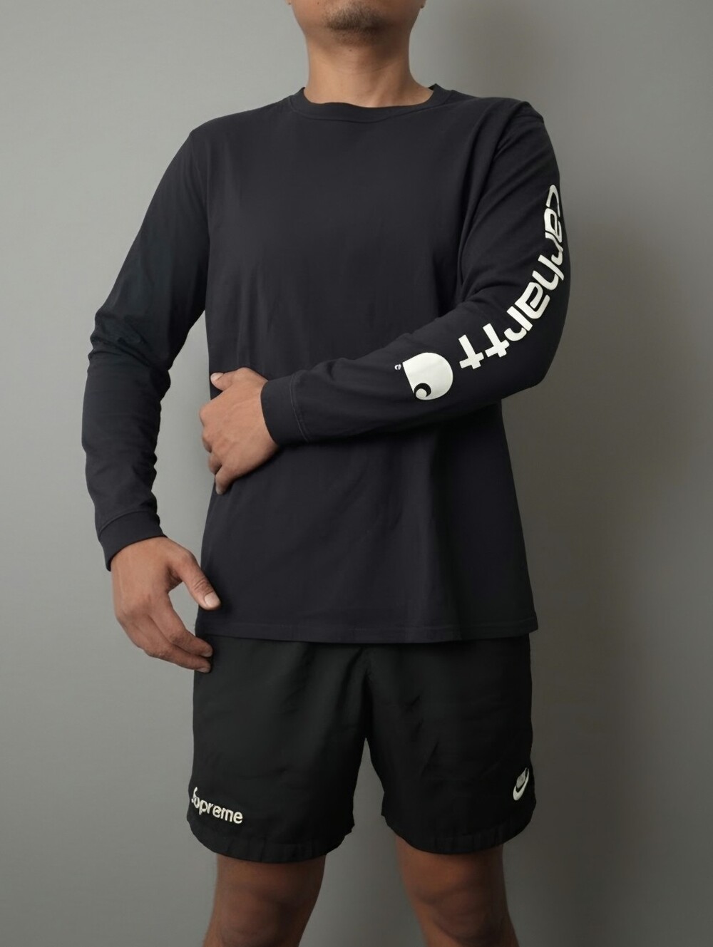 Carhartt Black Long Sleeve Large